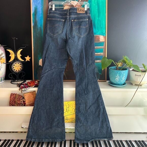 LEE Bell Bottoms Denim Jeans Pants USA 8 Medium 30"X33" - Picture 10 of 16
